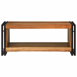 vidaXL Tavolino da salotto 90 x 50 x 38 cm legno massello di acacia - Vista aggiuntiva 3