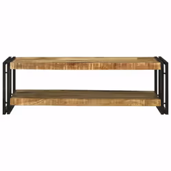 vidaXL Tavolino da salotto Marrone legno massello di mango - Vista aggiuntiva 3