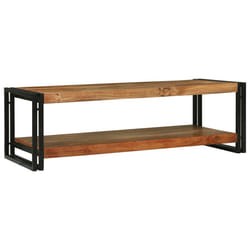 vidaXL Tavolino da salotto Marrone legno massello di acacia
