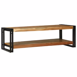vidaXL Tavolino da salotto Marrone legno massello di acacia - Vista aggiuntiva 2