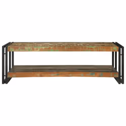 vidaXL Tavolino da salotto Multicolore legno massello di riciclo - Vista aggiuntiva 3