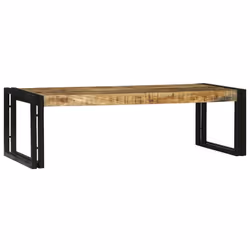 vidaXL Tavolino da salotto 2 pcs Marrone legno massello di mango - Vista aggiuntiva 2