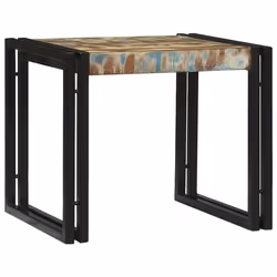 vidaXL Tavolino da salotto 2 pcs Multicolore legno massello di riciclo - Vista aggiuntiva 3