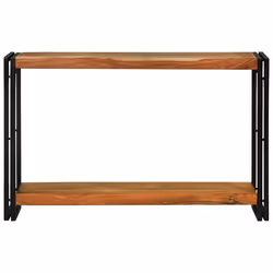 vidaXL Tavolo consolle 120 x 33 x 75 cm legno massello di acacia - Vista aggiuntiva 3