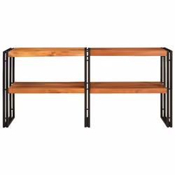 vidaXL Tavolo consolle Marrone legno massello di acacia - Vista aggiuntiva 3