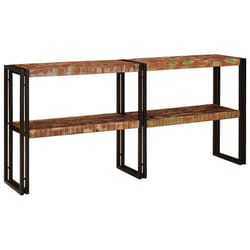 vidaXL Tavolo consolle Multicolore legno massello di riciclo