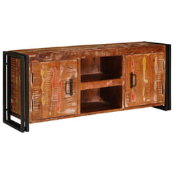 vidaXL Mobile TV Multicolore legno massello di riciclo