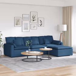 Eleva il tuo spazio abitativo con il divano modulare, che combina un design elegante con un comfort eccezionale. Mescola e ab ...