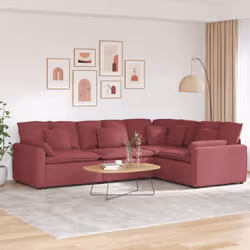 Eleva il tuo spazio abitativo con il divano modulare, che combina un design elegante con un comfort eccezionale. Mescola e ab ...