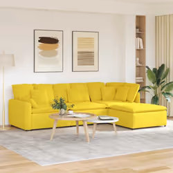 Eleva il tuo spazio abitativo con il divano modulare, che combina un design elegante con un comfort eccezionale. Mescola e ab ...
