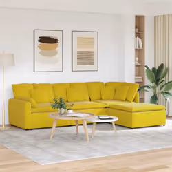 Eleva il tuo spazio abitativo con il divano modulare, che combina un design elegante con un comfort eccezionale. Mescola e ab ...