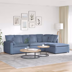 Eleva il tuo spazio abitativo con il divano modulare, che combina un design elegante con un comfort eccezionale. Mescola e ab ...