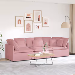 Eleva il tuo spazio abitativo con il divano modulare, che combina un design elegante con un comfort eccezionale. Mescola e ab ...