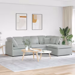 Eleva il tuo spazio abitativo con il divano modulare, che combina un design elegante con un comfort eccezionale. Mescola e ab ...
