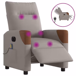 VidaXL 3324003, Tessuto, Grigio talpa, Marrone, Schiuma, 110 kg, 690 mm, 860 mm