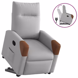 VidaXL 3324005, Tessuto, Marrone, Grigio, Schiuma, 110 kg, 690 mm, 860 mm