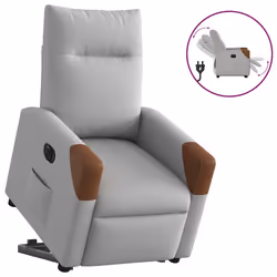VidaXL 3324021, Tessuto, Marrone, Grigio, Schiuma, 110 kg, 690 mm, 860 mm
