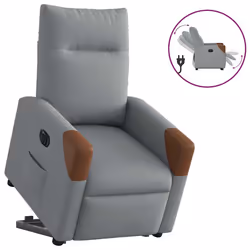 VidaXL 3324022, Tessuto, Marrone, Grigio, Schiuma, 110 kg, 690 mm, 860 mm