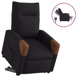 VidaXL 3324024, Tessuto, Nero, Marrone, Schiuma, 110 kg, 690 mm, 860 mm