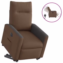 VidaXL 3324076, Tessuto, Nero, Marrone, Schiuma, 110 kg, 690 mm, 860 mm