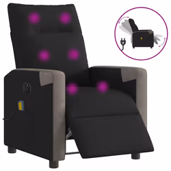 VidaXL 3324087, Tessuto, Nero, Grigio, Schiuma, 110 kg, 690 mm, 860 mm