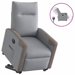 VidaXL 3324100, Tessuto, Grigio, Schiuma, 110 kg, 690 mm, 860 mm
