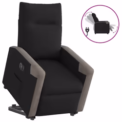 VidaXL 3324107, Tessuto, Nero, Grigio, Schiuma, 110 kg, 690 mm, 860 mm