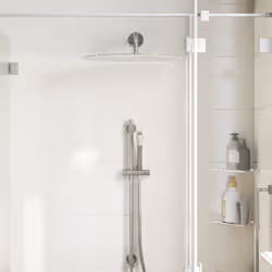 vidaXL Testa Doccia a Pioggia in Acciaio Inox 304 50 cm Rotonda - Vista aggiuntiva 3