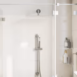 vidaXL Testa Doccia a Pioggia in Acciaio Inox 304 40x40 cm Quadrata - Vista aggiuntiva 3
