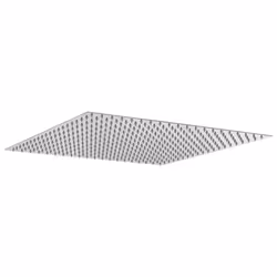 vidaXL Testa Doccia a Pioggia in Acciaio Inox 304 50x50 cm Quadrata - Vista aggiuntiva 2