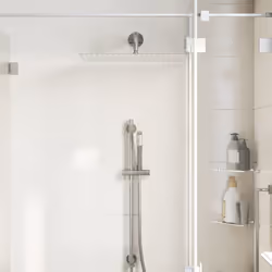 vidaXL Testa Doccia a Pioggia in Acciaio Inox 304 50x50 cm Quadrata - Vista aggiuntiva 3