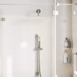 vidaXL Testa Doccia a Pioggia Acciaio Inox 304 40x30 cm Rettangolare - Vista aggiuntiva 3