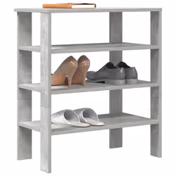 VidaXL 859845 scarpiera Grigio - Vista aggiuntiva 2