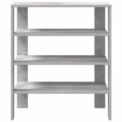 VidaXL 859845 scarpiera Grigio - Vista aggiuntiva 4