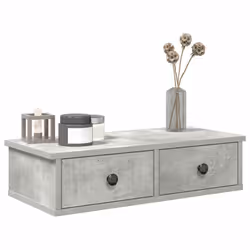 VidaXL 859944 scaffale Legno Grigio