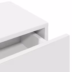 VidaXL 859968 scaffale Legno Bianco - Vista aggiuntiva 8