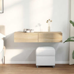 Scaffale a Parete con Cassetti Sonoma 100x36x19cm in Truciolato Vidaxl 119446