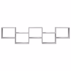 VidaXL 859998 scaffale Legno Grigio - Vista aggiuntiva 4