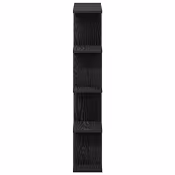 VidaXL 860014 scaffale Legno Nero - Vista aggiuntiva 5