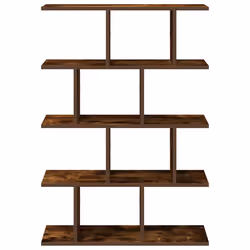 VidaXL 860017 scaffale Legno Quercia, Marrone - Vista aggiuntiva 4
