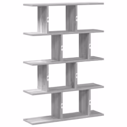 VidaXL 860018 scaffale Legno Grigio - Vista aggiuntiva 6