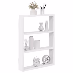 VidaXL 860049 scaffale Legno Bianco - Vista aggiuntiva 2