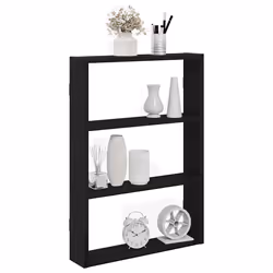 VidaXL 860050 scaffale Legno Nero - Vista aggiuntiva 2