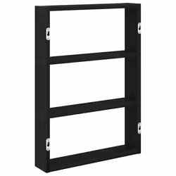 VidaXL 860050 scaffale Legno Nero - Vista aggiuntiva 6