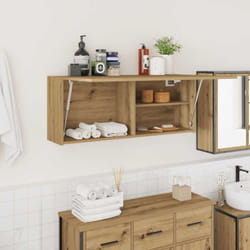 Vidaxl - Mobiletto da Bagno Rovere Artigianale 8100x25x40 cm Truciolato 314626