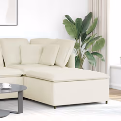 Eleva il tuo spazio abitativo con il modulo poggiapiedi per divano modulare, che combina un design elegante con un comfort ec ...