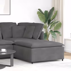 Eleva il tuo spazio abitativo con il modulo poggiapiedi per divano modulare, che combina un design elegante con un comfort ec ...