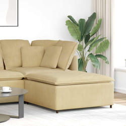 Vidaxl - Modulo Poggiapiedi Divano Modulare Verde Grigio 100x100x48 cm