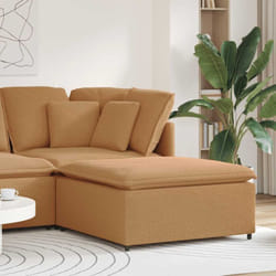Vidaxl - Modulo Poggiapiedi Divano Modulare Beige 100x100x48 cm