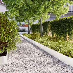 Questi bordi del prato creano confini chiari per giardini, sentieri, prati e cortili, impedendo alle radici di diffondersi ne ...